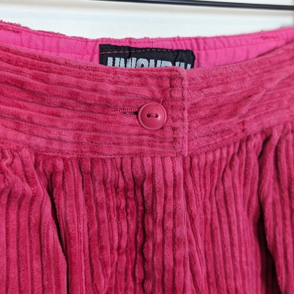 UNIONBAY | Vintage | Y2K | 90s | Wide Wale Corduroy Pant in Vibrant Pink - Picture 5 of 12